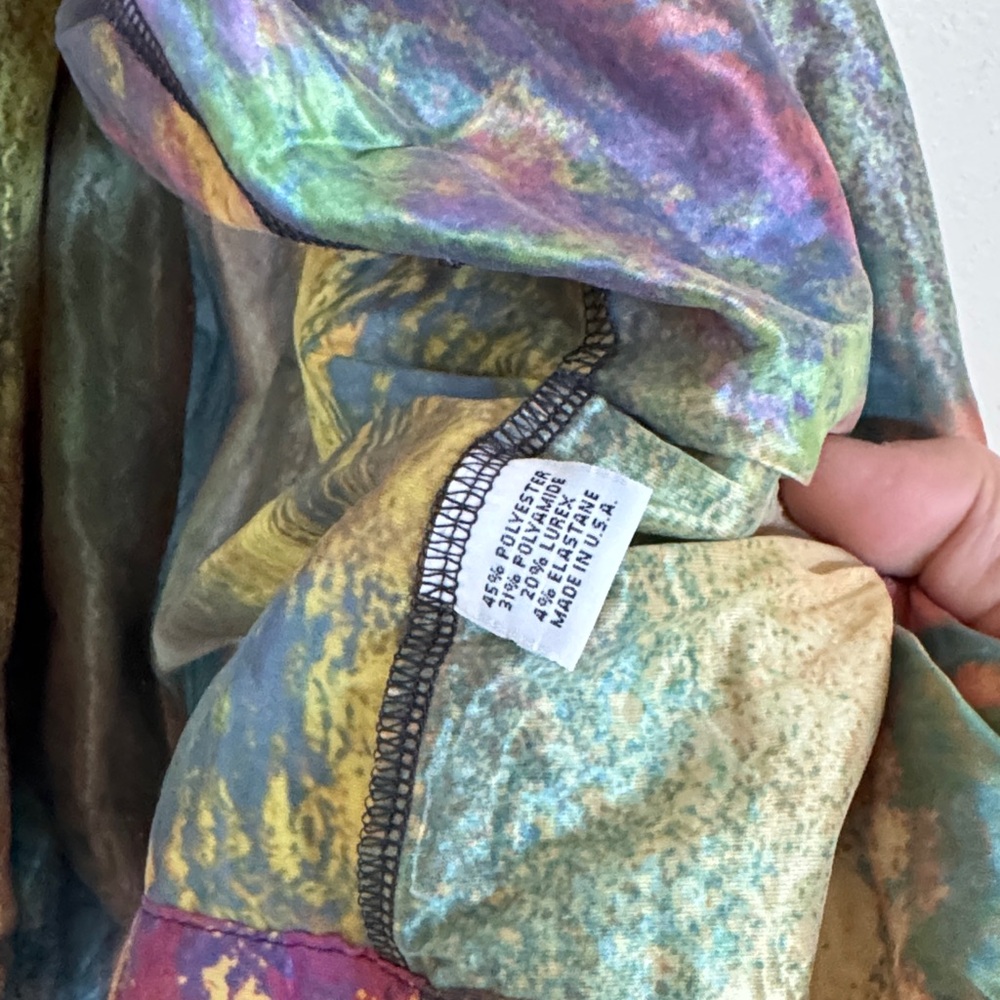 Bryn Walker women Zen Multicolor Layered Taffeta Vest and pants set - Picture 8 of 17